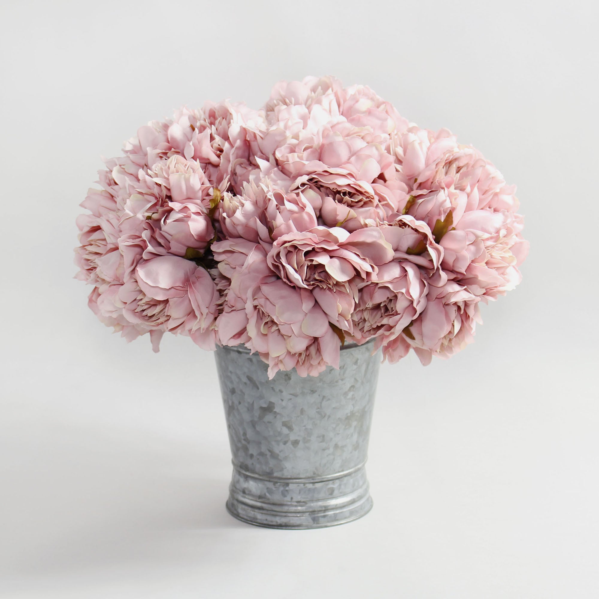 Pack of 12 Artificial Peony Pink Bouquet 26cm Pink Price Comparisons | Compare The Build