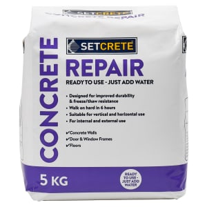 Setcrete Concrete Repair Mortar - 5kg | Compare The Build