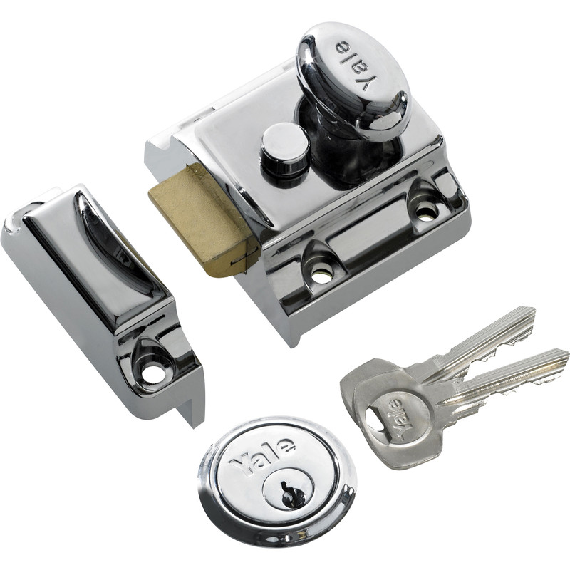 Yale Traditional Nightlatch Narrow in Chrome Brass Price Comparisons | Compare The Build