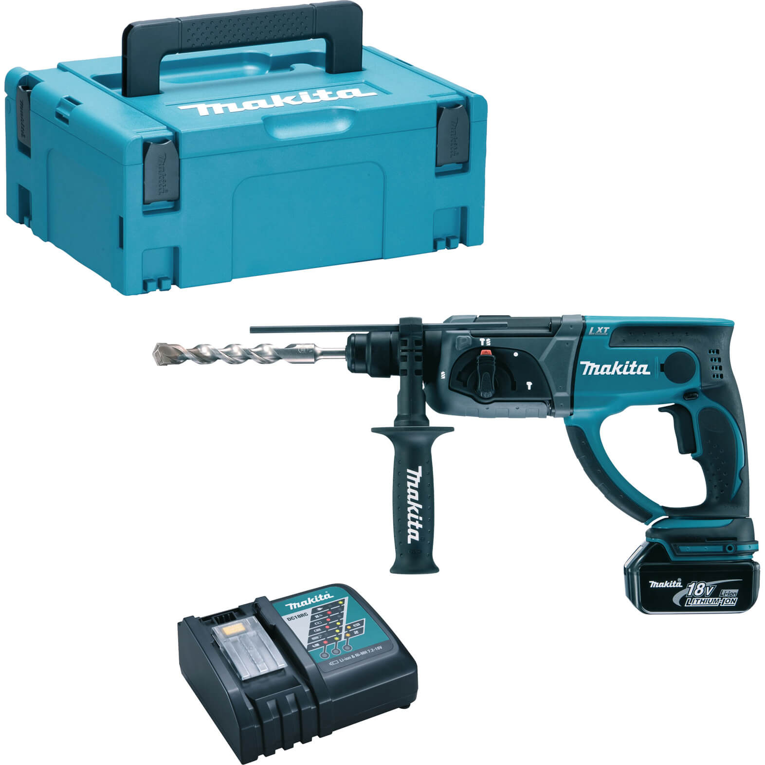 Makita DHR202 18v Cordless LXT SDS Hammer Drill 1 x 5ah Li-ion Charger Case | Compare The Build