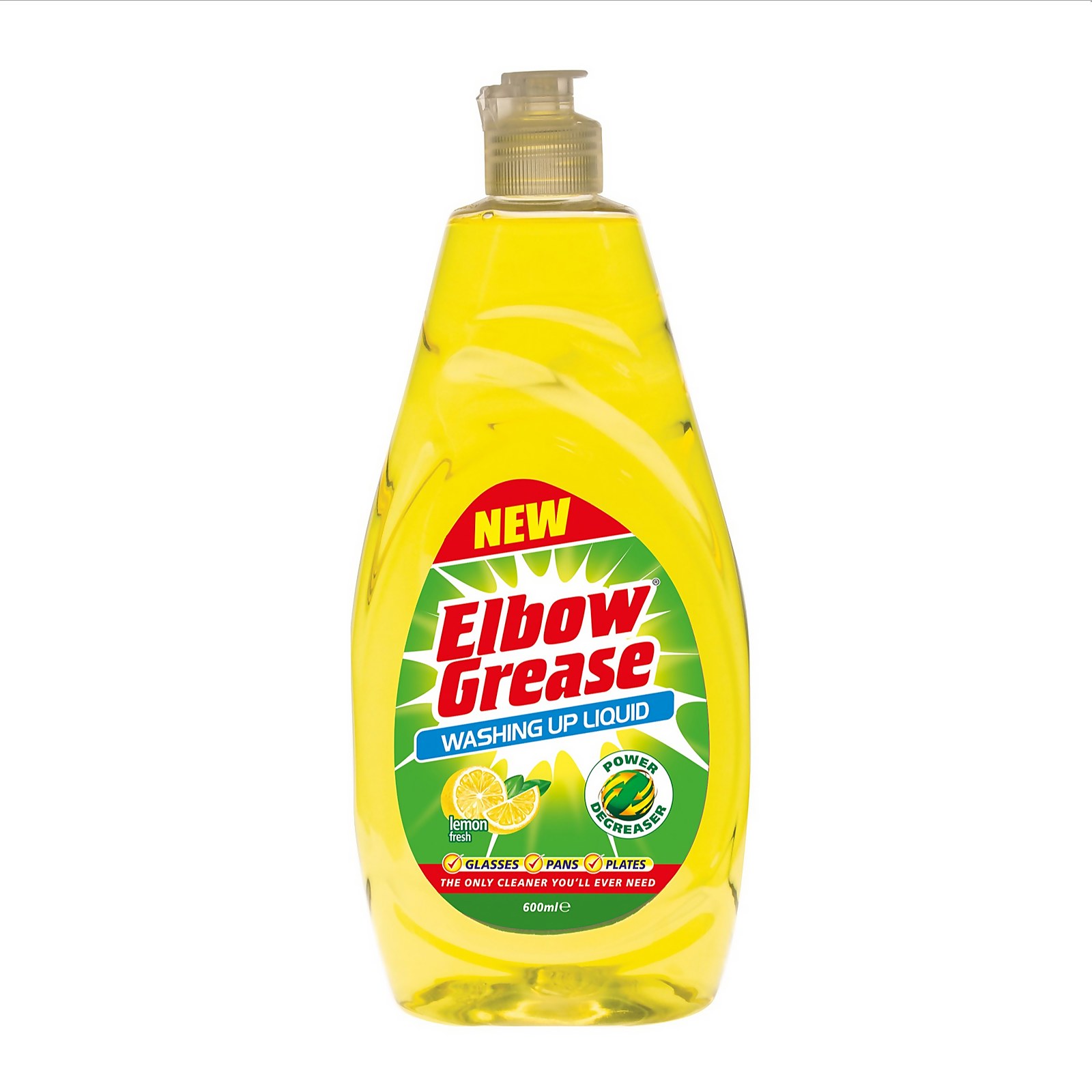 Elbow Grease Lemon Washing Up Liquid - 600ml Price Comparisons | Compare The Build