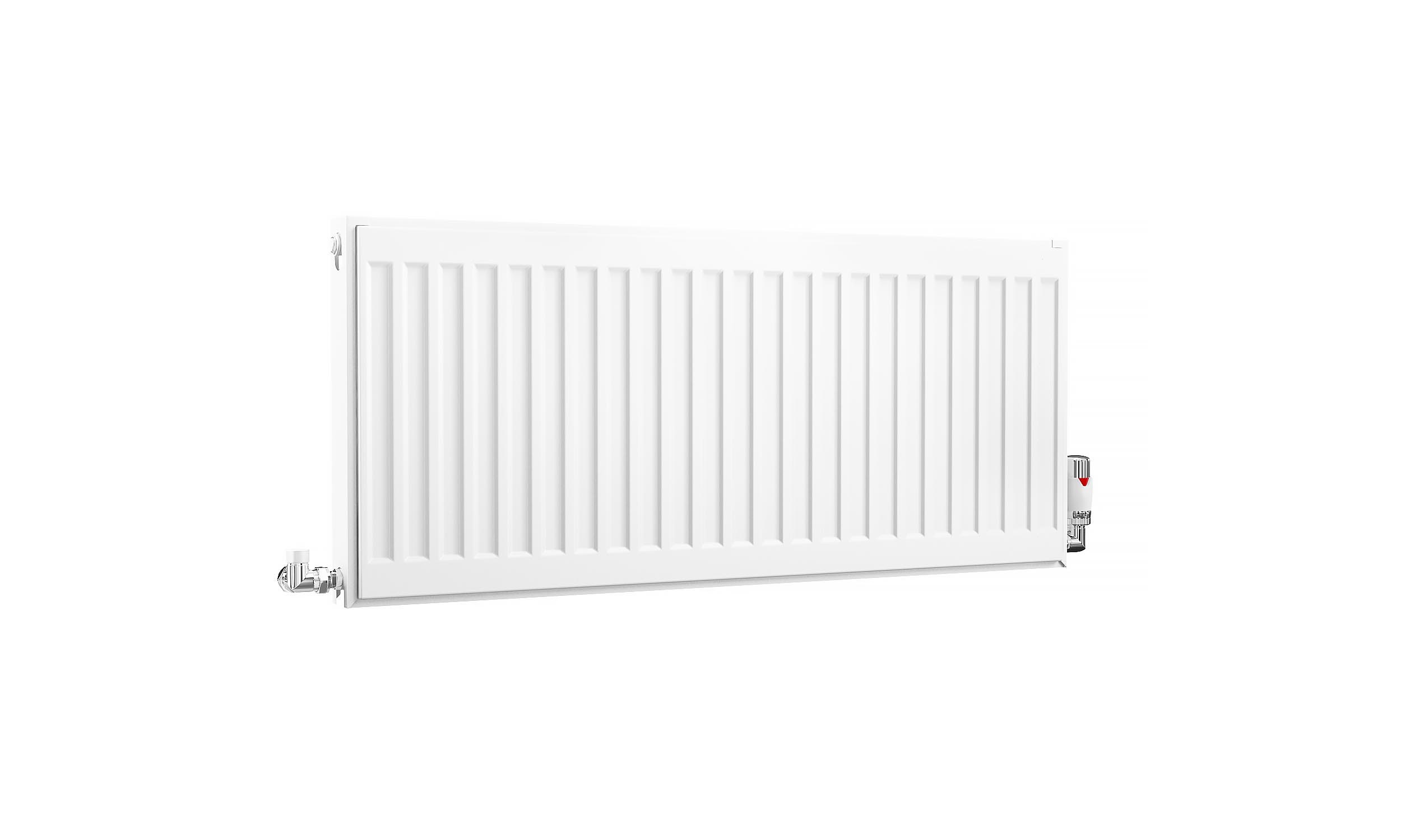 Kartell K-Rad Compact Horizontal Radiator, White, 400mm x 900mm - Double Panel, Single Convector Price Comparisons | Compare The Build