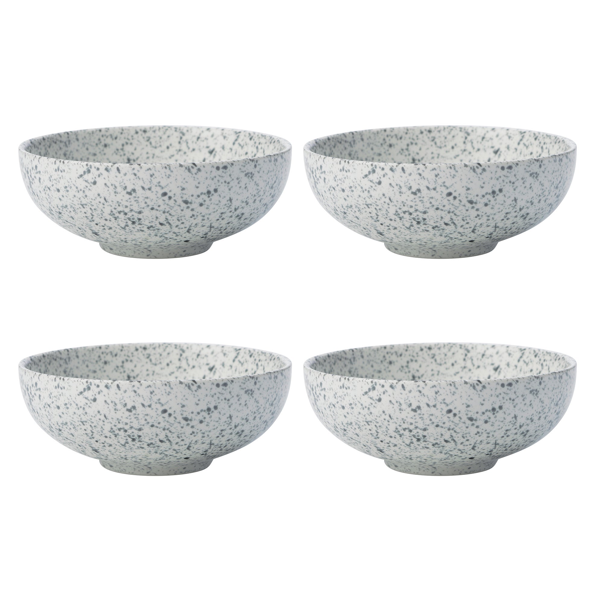 Set of 4 Maxwell & Williams Caviar Speckle 15cm Coupe Bowls White Price Comparisons | Compare The Build