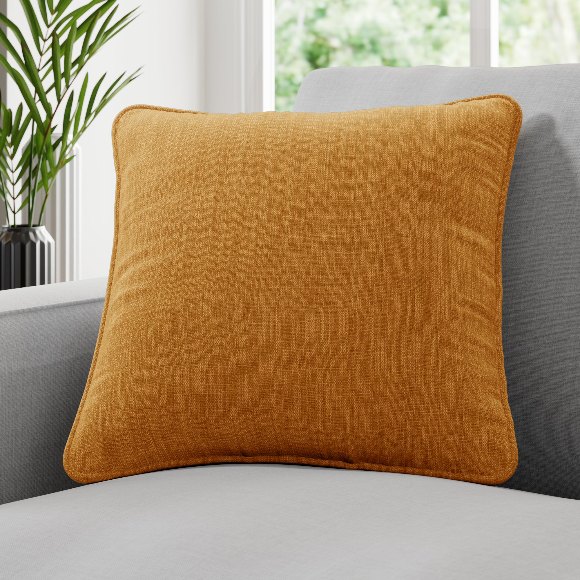 Linoso Made to Measure Cushion Cover Linoso Saffron Price Comparisons | Compare The Build