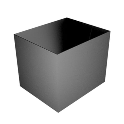 Aluminium Round Swaged Juno Hopper - 76mm PPC Finish Black Price Comparisons | Compare The Build