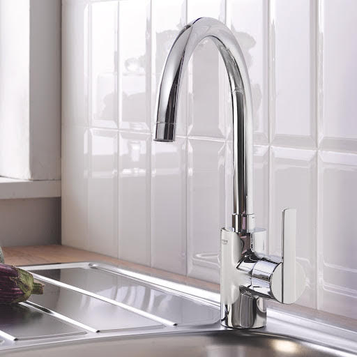 Grohe Feel  Kitchen Mixer Tap - Chrome Price Comparisons | Compare The Build