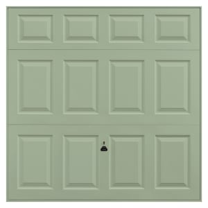 Garador Beaumont Panelled Framed Retractable Garage Door - Chartwell Green - 2134 x 2136mm Price Comparisons | Compare The Build