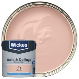 Wickes Vinyl Matt Emulsion Paint - Peony Pink No.611 - 2.5L Price Comparisons | Compare The Build