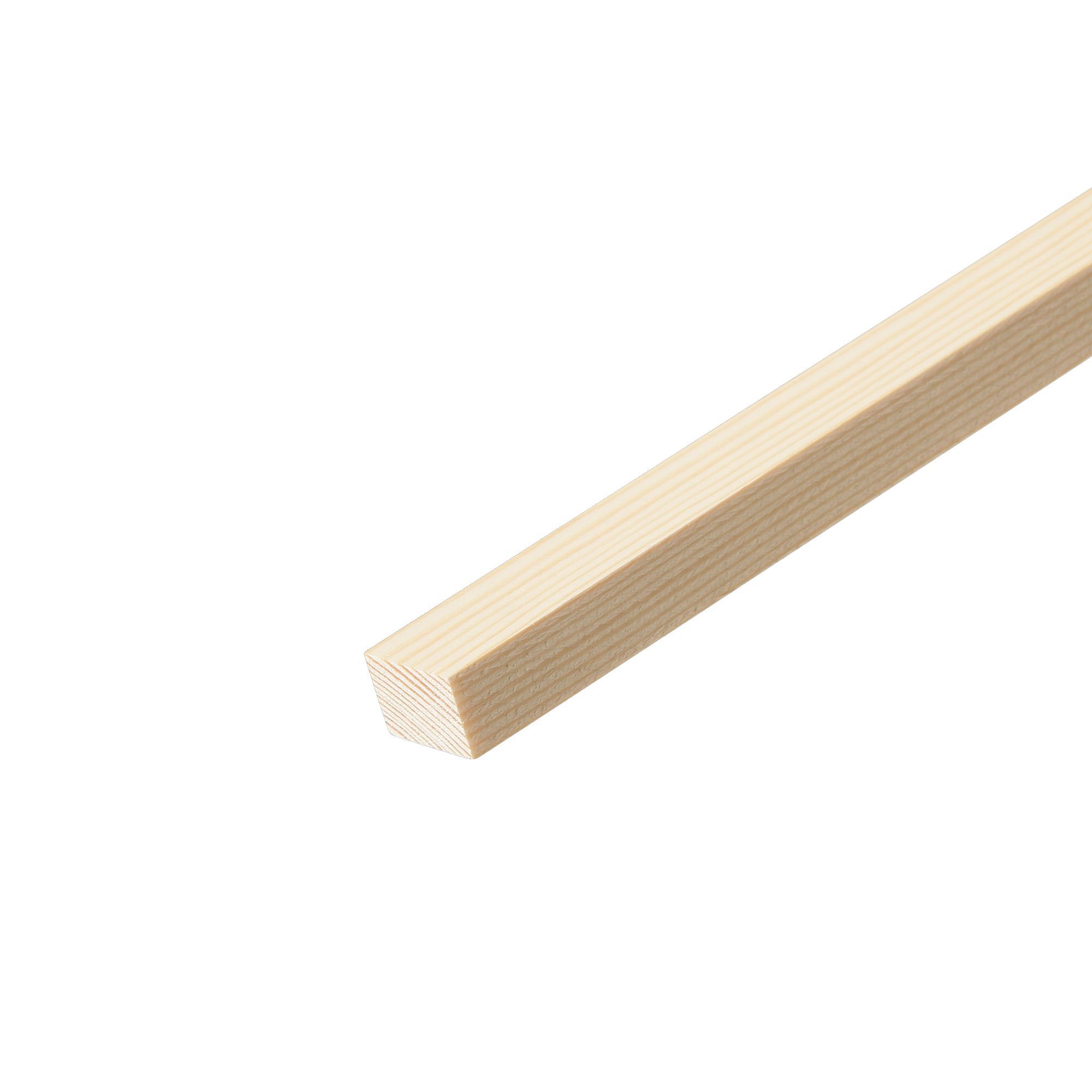 Cheshire Mouldings Smooth Square edge Pine Stripwood (L)0.9m (W)21mm (T)15mm Price Comparisons | Compare The Build