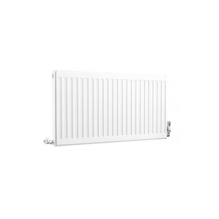 Kartell K-Rad Compact Horizontal Radiator, White, 500mm x 900mm - Double Panel, Single Convector Price Comparisons | Compare The Build