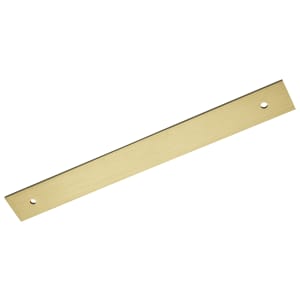 Wickes Tahlia Brass Short Backplate - 192mm | Compare The Build