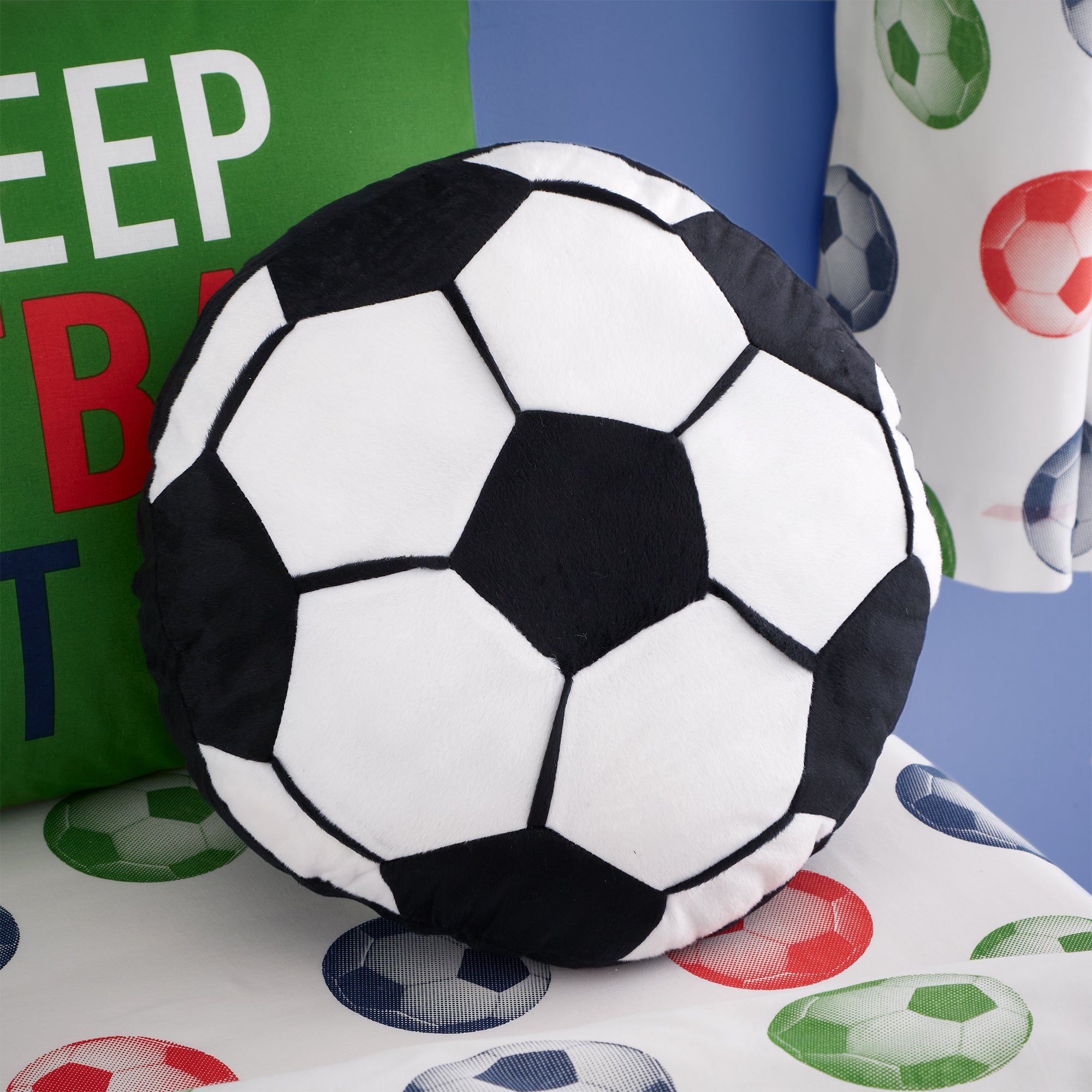 Catherine Lansfield It's a Goal Football Cushion Black/White Price Comparisons | Compare The Build
