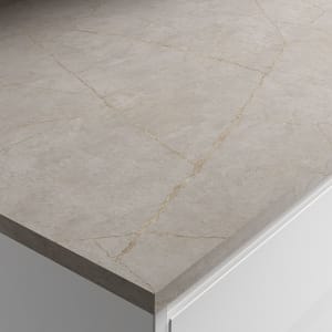 Wickes Square Edge Breakfast Bar - Minos Stone - 22 x 900mm x 3m | Compare The Build