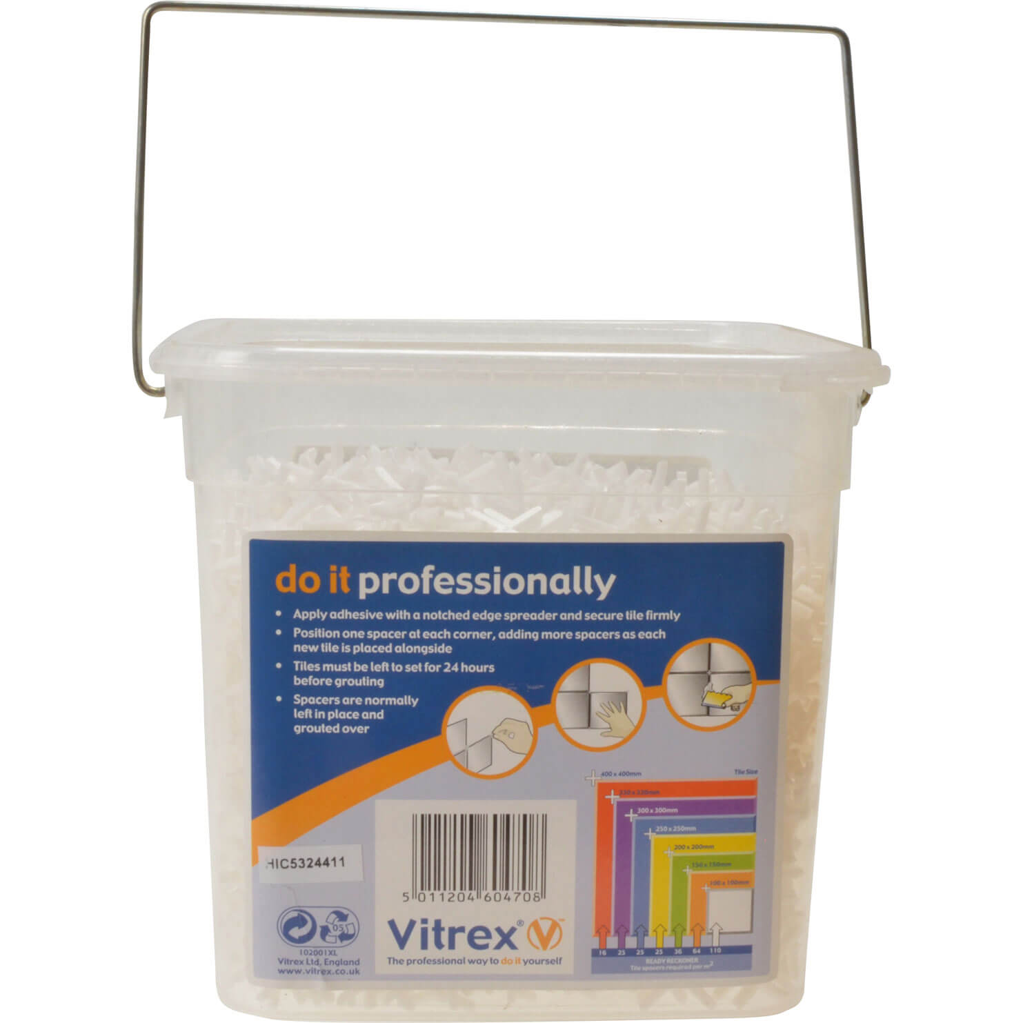 Vitrex Plastic Wall Tile Spacers 2.5mm Pack of 3000 Price Comparisons | Compare The Build