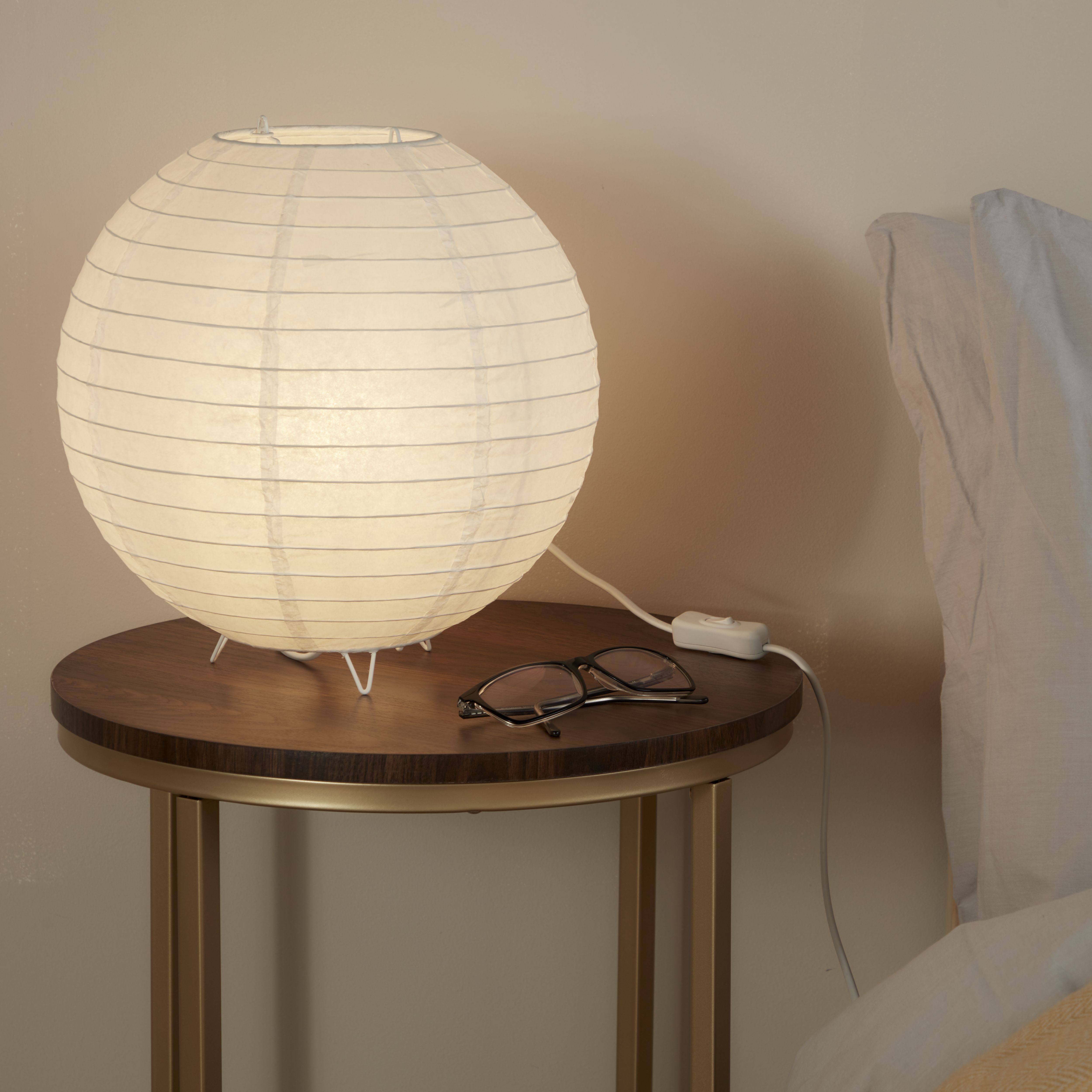 GoodHome Taynae White Table Light Price Comparisons | Compare The Build