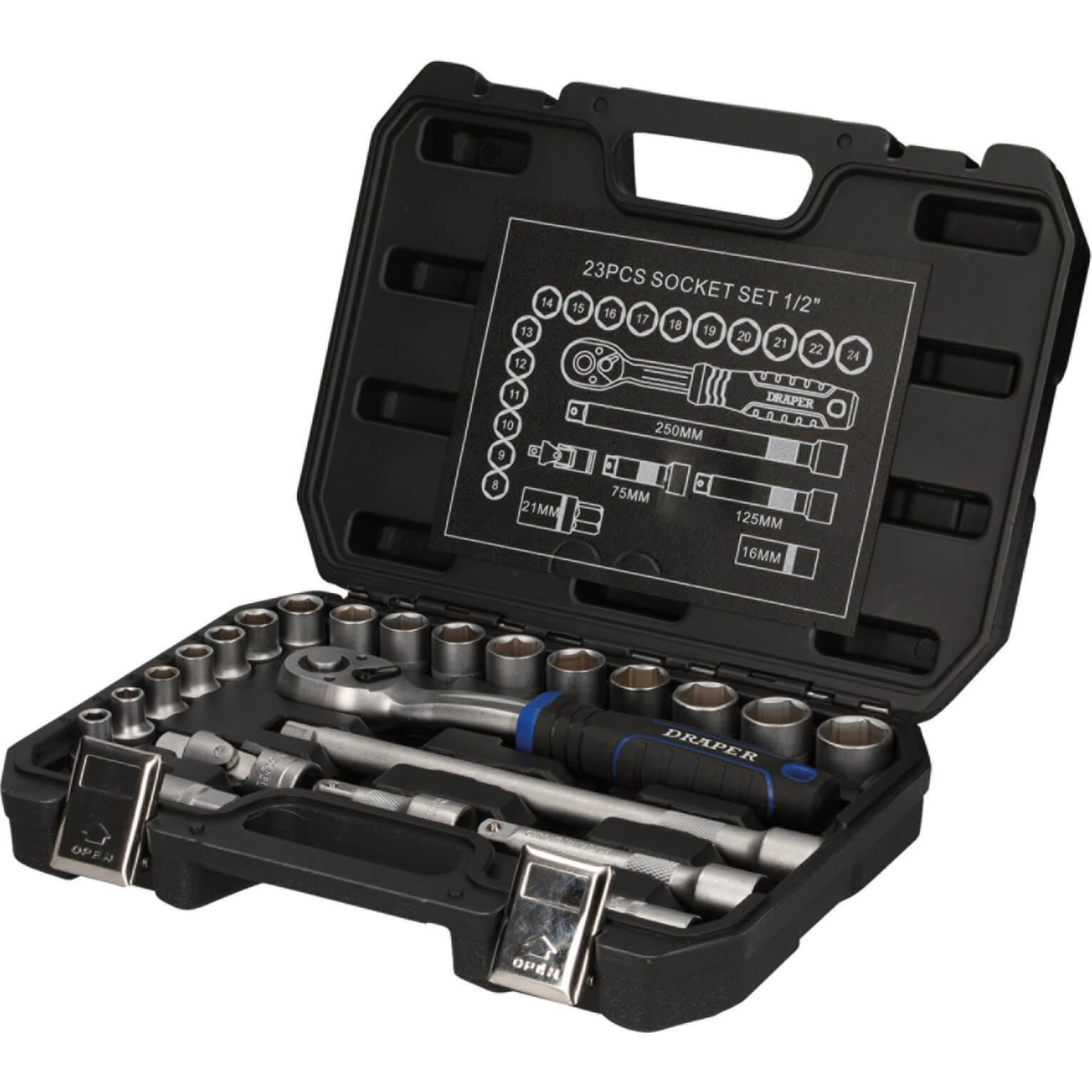 Draper Hi-Torq 23 Piece 1/2" Drive Socket Set Metric 1/2" Price Comparisons | Compare The Build