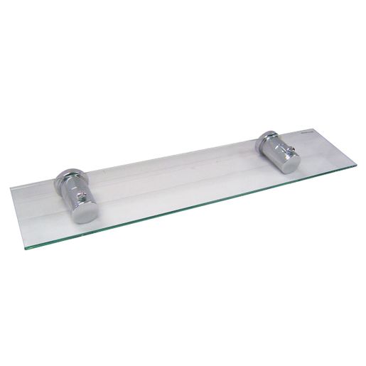 iflo Henley Glass Shelf Clear 48 mm x 495 mm x 125 mm 653005 Price Comparisons | Compare The Build