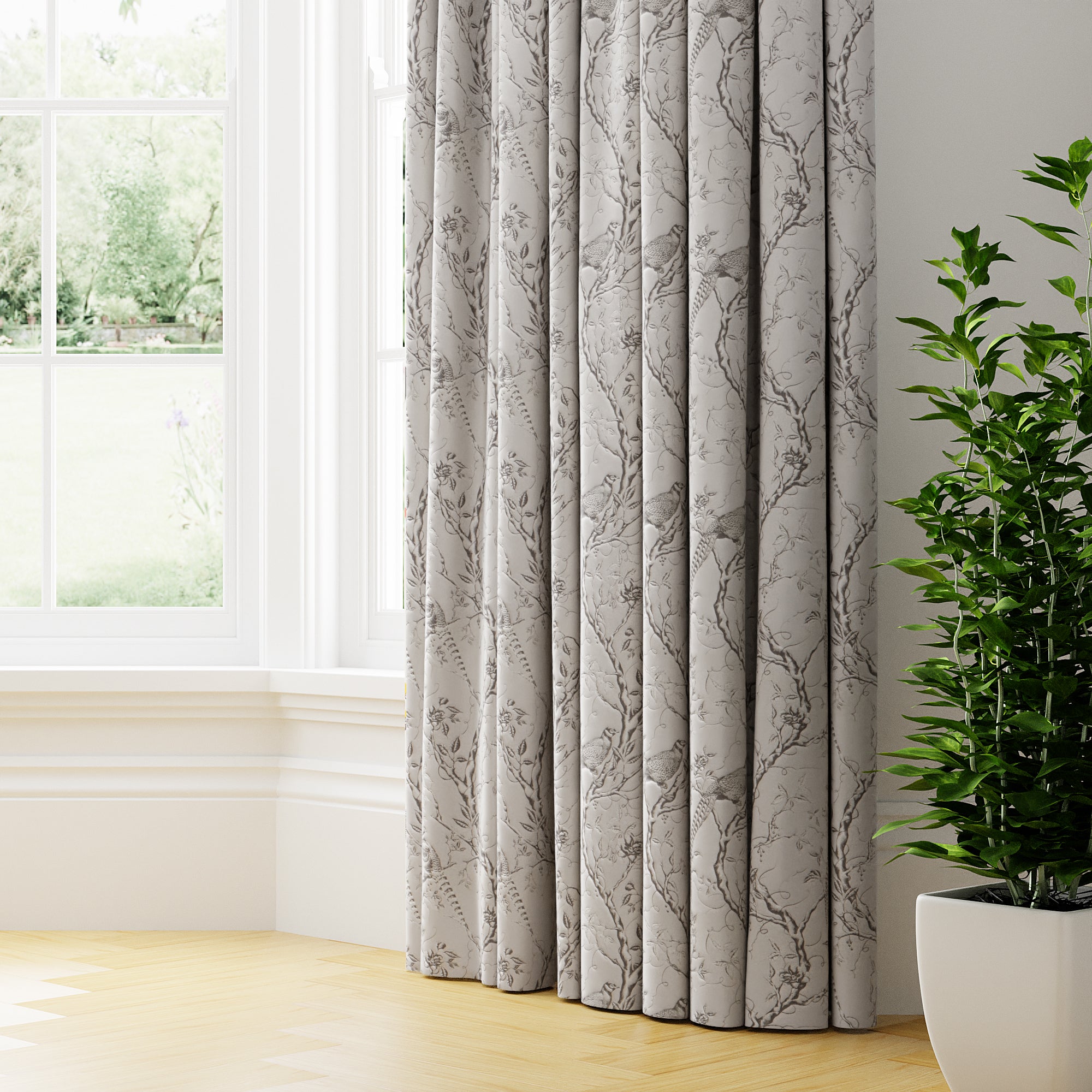 Adlington Made to Measure Curtains Black/Grey Price Comparisons | Compare The Build