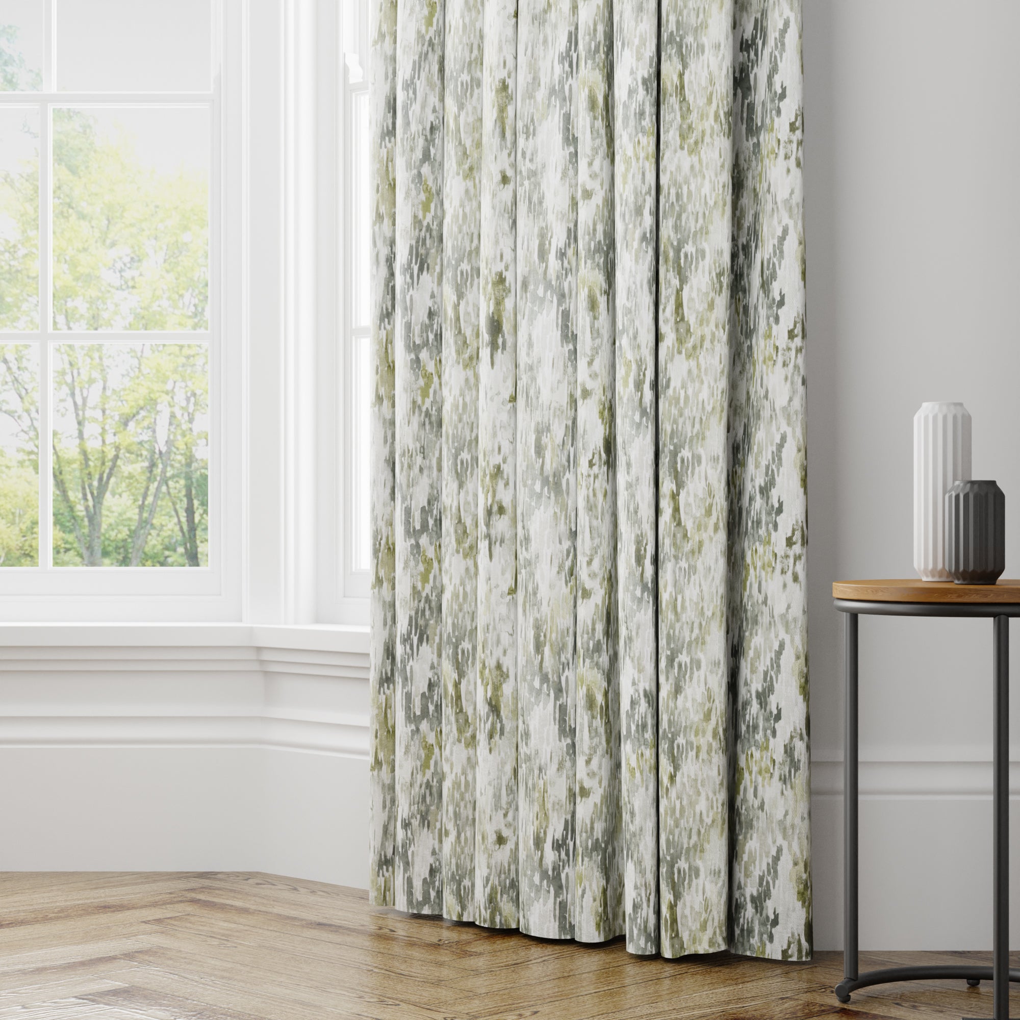 Waves Made to Measure Curtains Waves Green Price Comparisons | Compare The Build