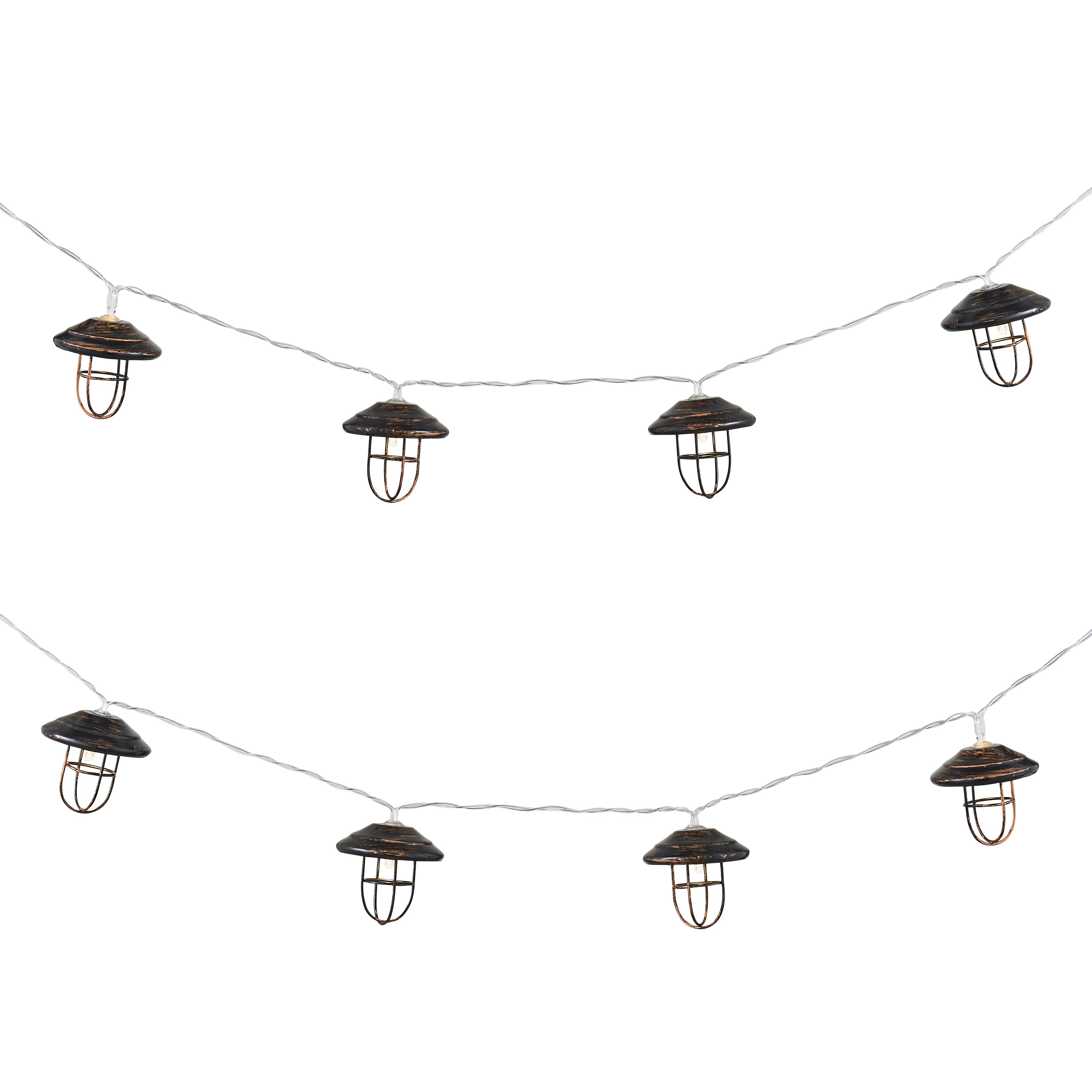 Inlight Lantern Solar-Powered Warm White 10 Led Outdoor String Lights Price Comparisons | Compare The Build