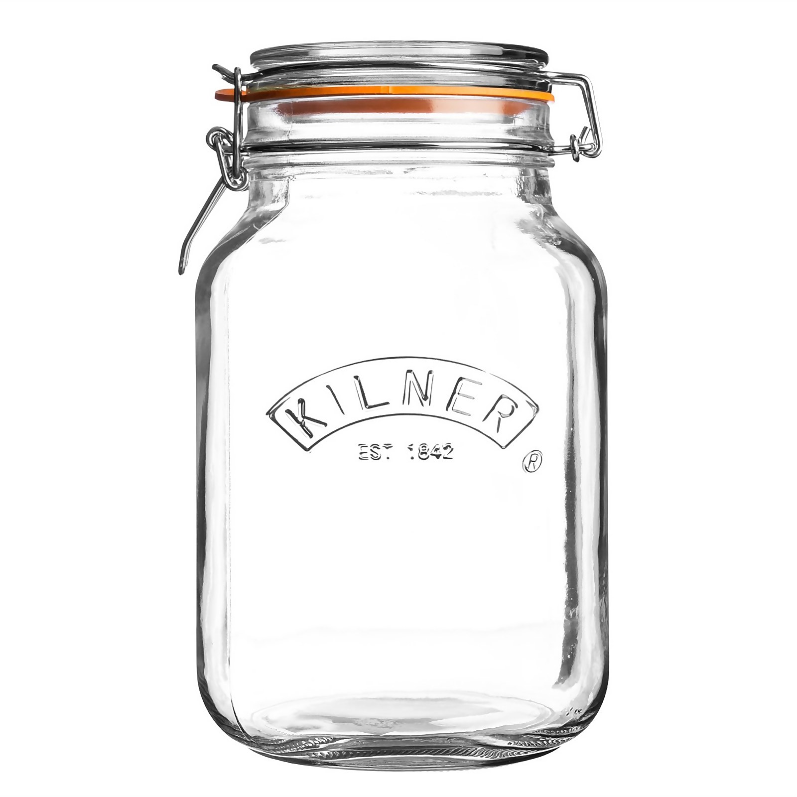 Kilner Clip Top Square Jar - 1.5L Price Comparisons | Compare The Build