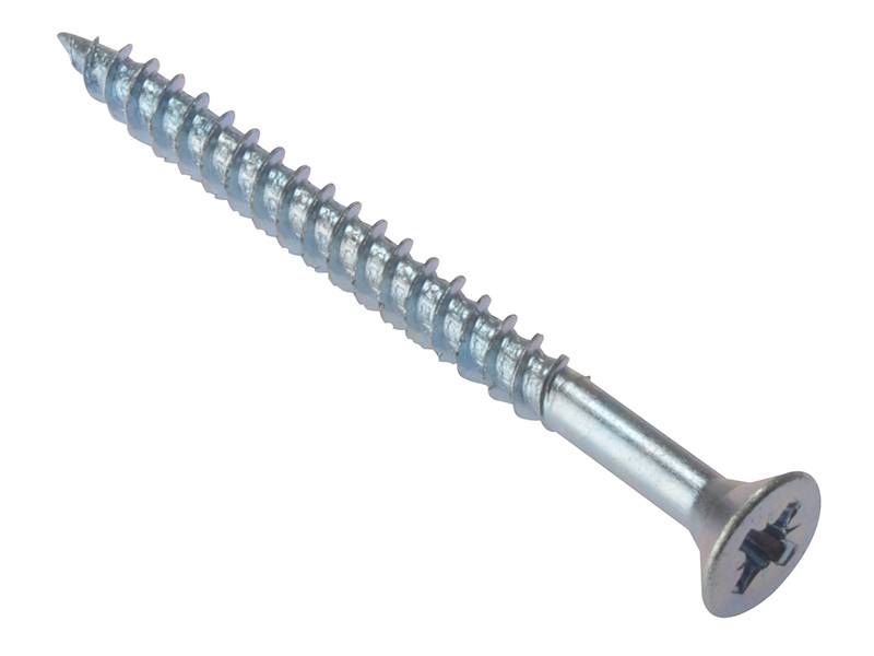 ForgeFix FORCSK1128Z General Purpose Pozi Compatible Screw CSK TT ZP 1.1/2in x 8 Box 200 Price Comparisons | Compare The Build