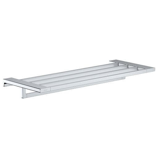 hansgrohe AddStoris Towel Rack with Towel Rail 648mm Chrome - 41751000 Price Comparisons | Compare The Build