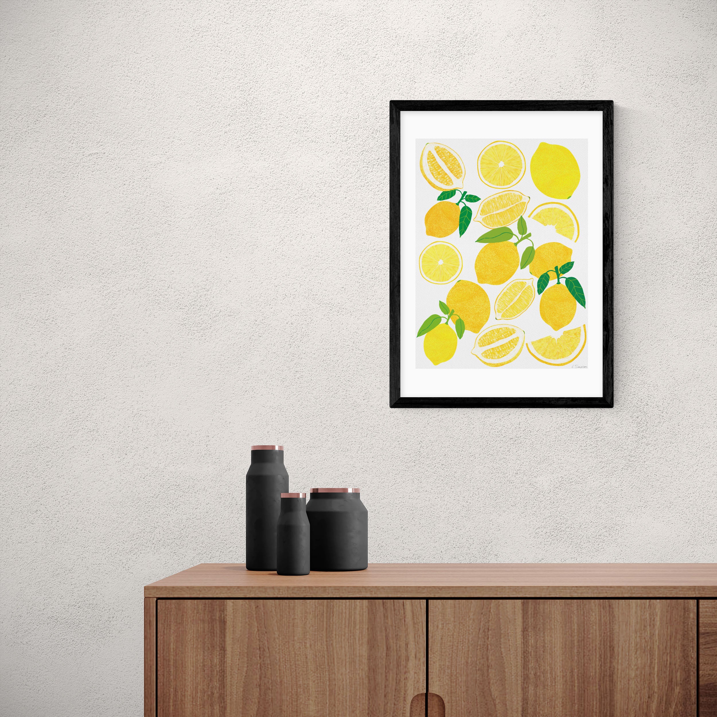 East End Prints Lemon Harvest Print Yellow/Green Price Comparisons | Compare The Build