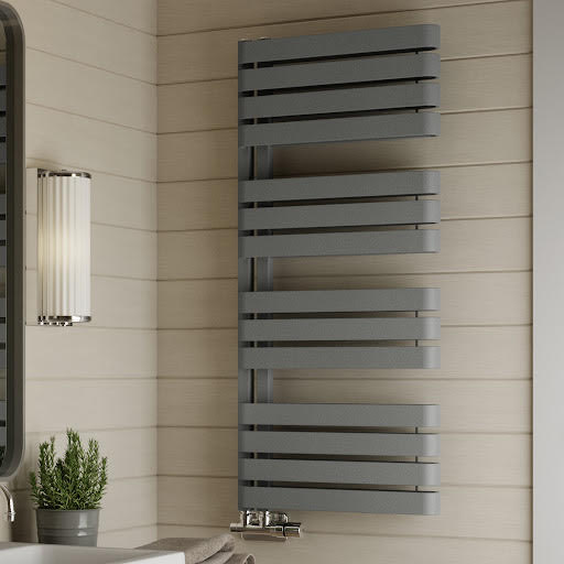 Terma Warp S Heated Towel Rail Salt n Pepper 1110 x 500mm Price Comparisons | Compare The Build