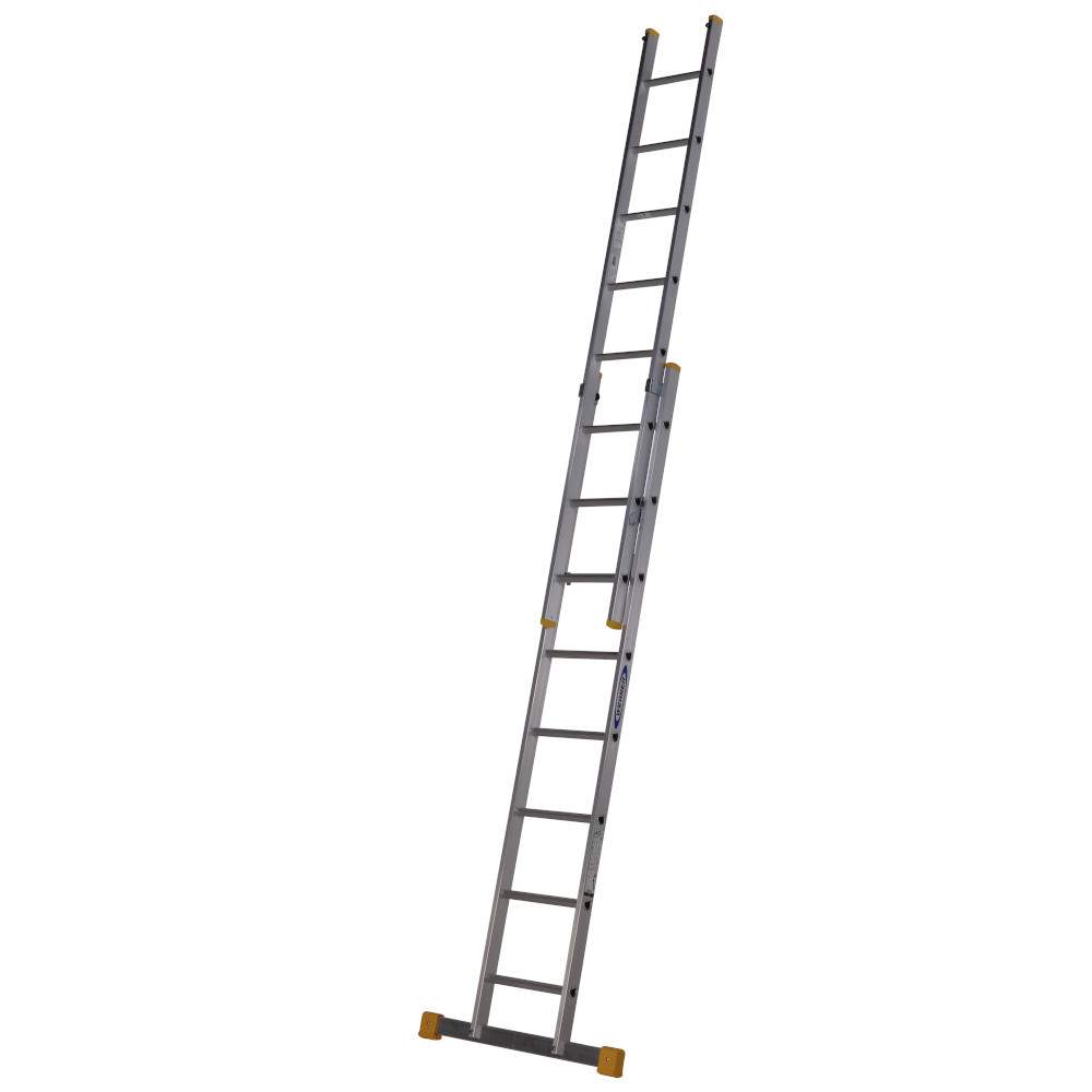 Werner 2.41m Double Box Section Extension Ladder - BS EN131 7222418 Price Comparisons | Compare The Build