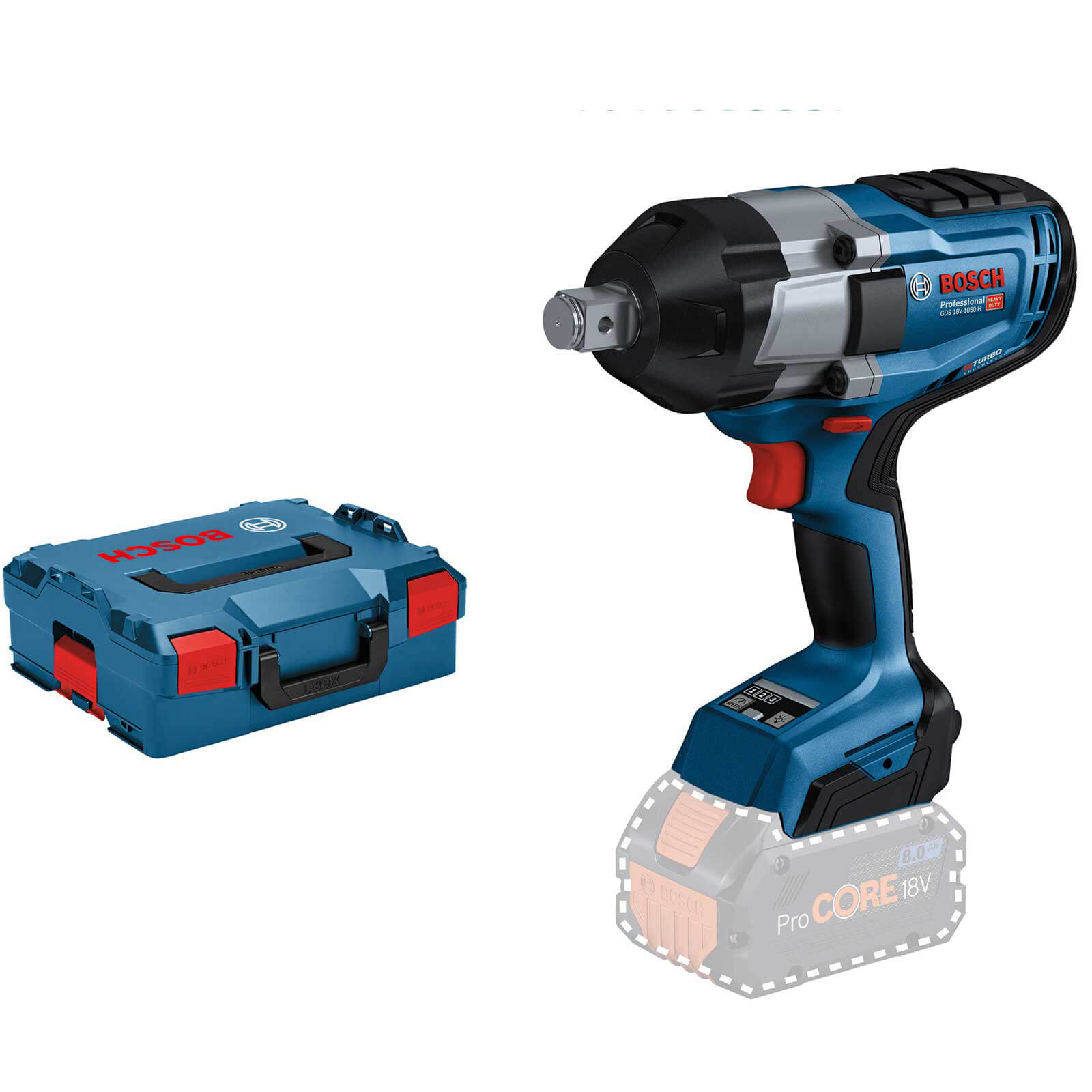 Bosch GDS 18 V-1050 H BITURBO 18v Brushless 3/4" Impact Wrench No Batteries No Charger Case | Compare The Build