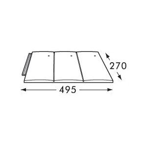 Forticrete Gemini Interlocking Plain Tile & Half - Sunrise Blend BUZ/7941/G508/18 Price Comparisons | Compare The Build