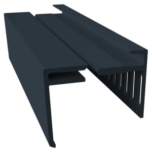Multi Vented 25mm Anthracite Grey Starter & Cover Trim - 29 x 40 x 3000mm Price Comparisons | Compare The Build