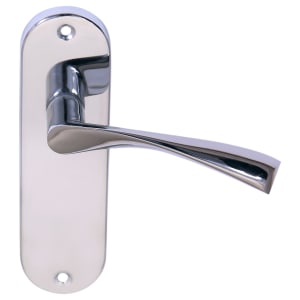 Eden Chrome Latch Door Handle - 1 Pair Price Comparisons | Compare The Build