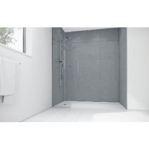 Mermaid Silver Diamond Acrylic Single Shower Panel - 2400 x 900mm Price Comparisons | Compare The Build