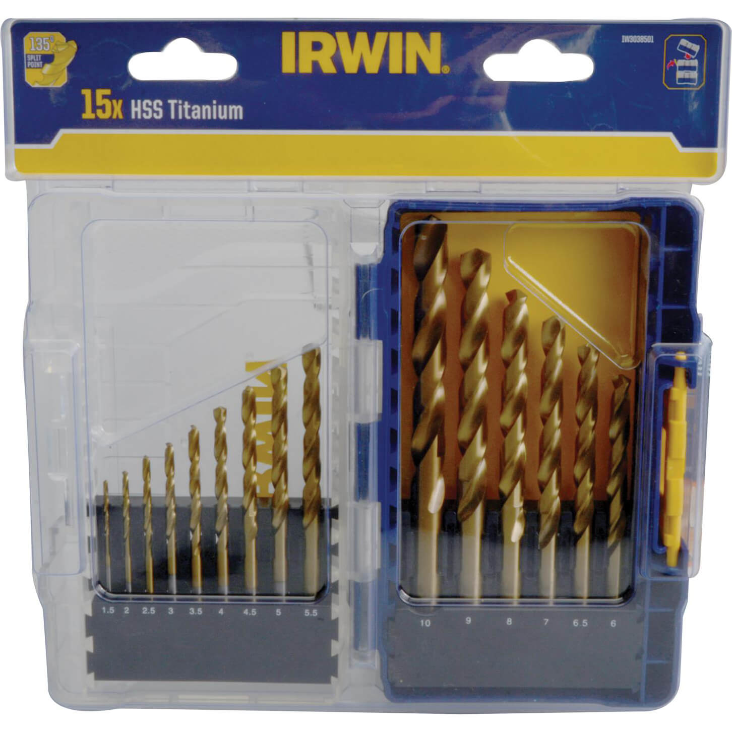Irwin 15 Piece HSS Titanium Metal Drill Bit Set Price Comparisons | Compare The Build