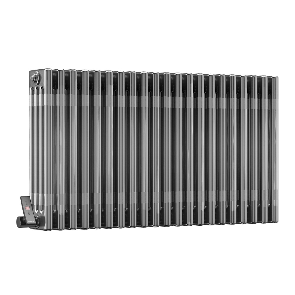 DQ Modus 4 Column Horizontal Radiator, Bare Metal Lacquer, 600mm x 876mm (Electric) Price Comparisons | Compare The Build