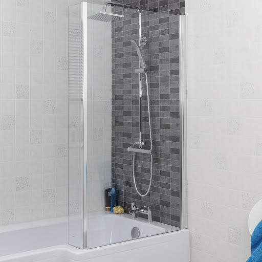 Ceramica Square Shower Bath Screen Price Comparisons | Compare The Build