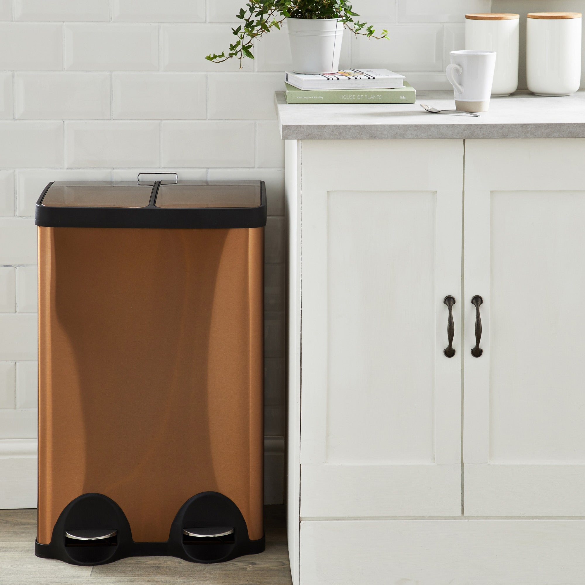 Dunelm 30/30 Litre Copper Recycling Bin Copper Price Comparisons | Compare The Build