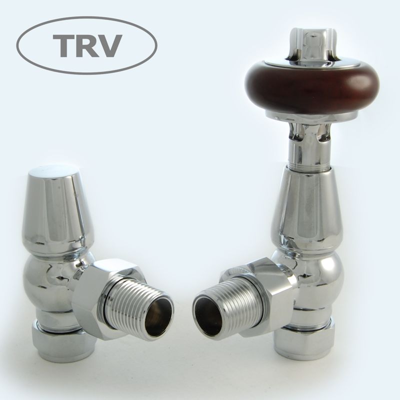 West Thermostatic Valves, Faringdon, Chrome Angled  - 10mm | Compare The Build