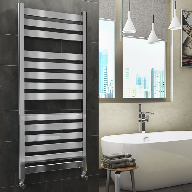 Lazzarini Capri Designer Rail, Chrome, 1150x500mm Price Comparisons | Compare The Build