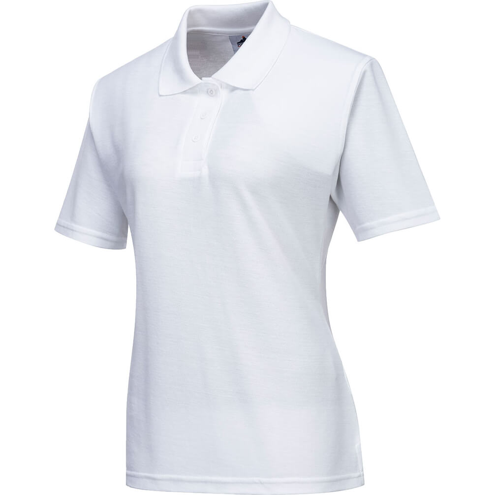 Portwest Ladies Naples Polo Shirt White M Price Comparisons | Compare The Build