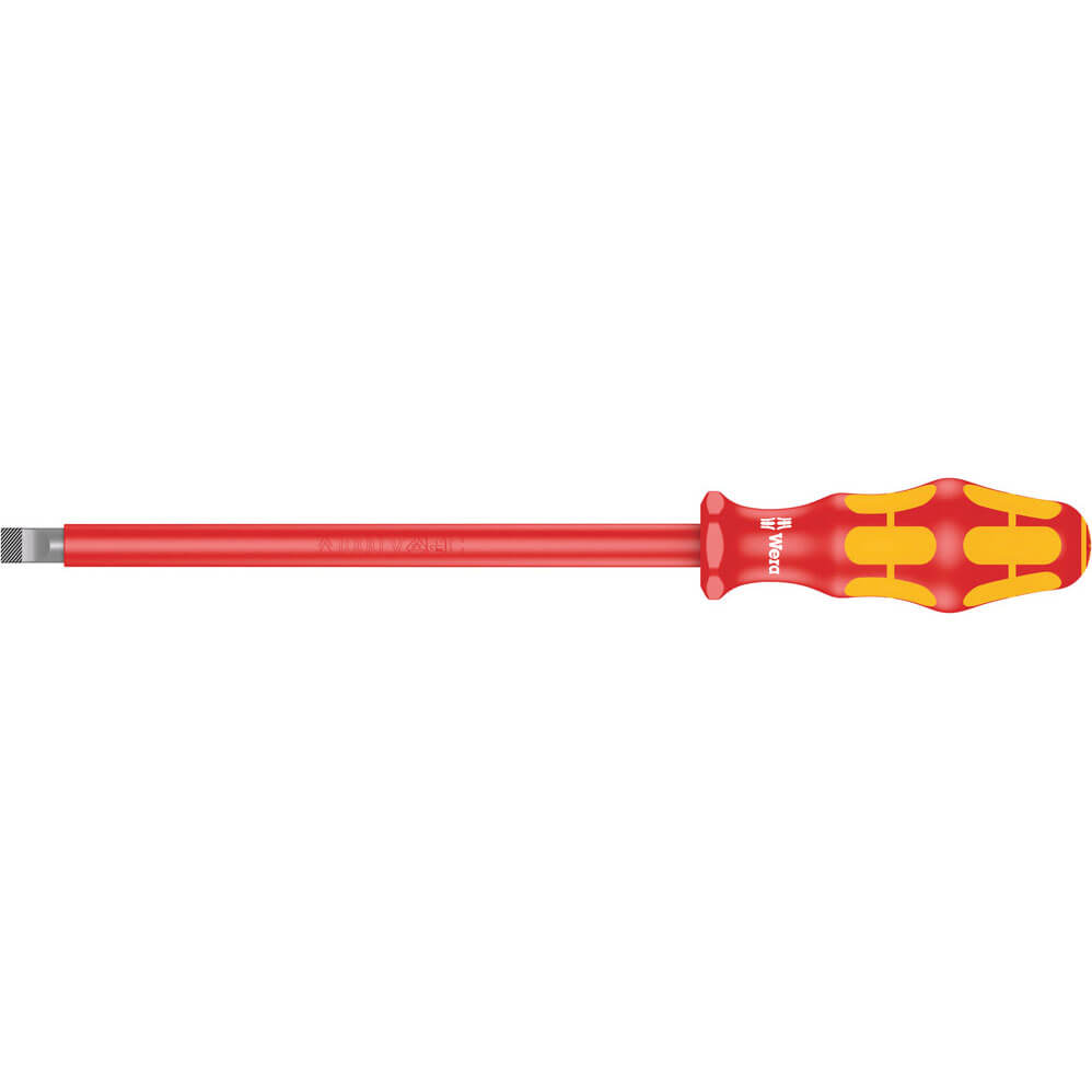 Wera Kraftform 160I VDE Insulated Parallel Slotted Screwdriver 10mm 200mm Price Comparisons | Compare The Build