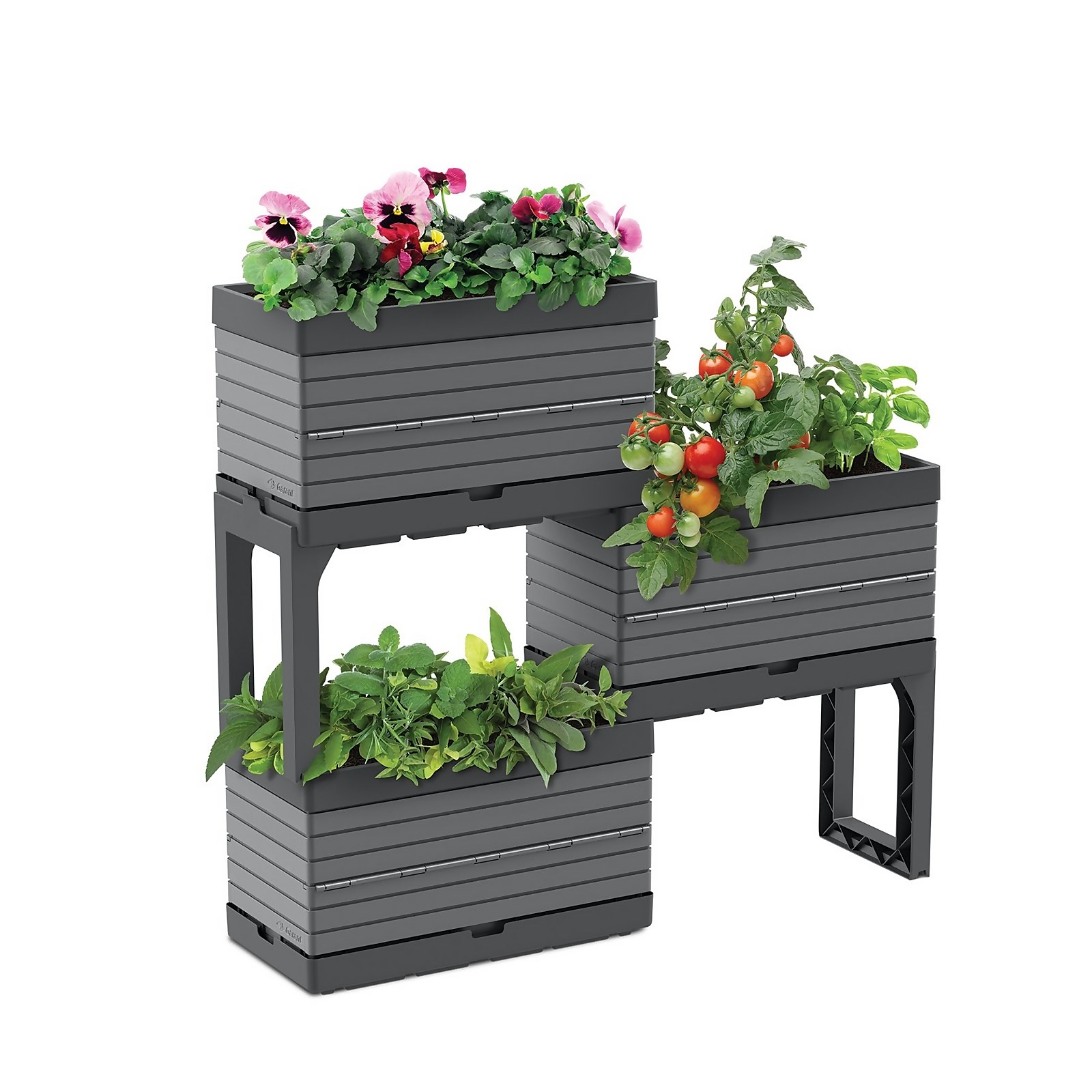 Modular Planter Set - Grey Price Comparisons | Compare The Build