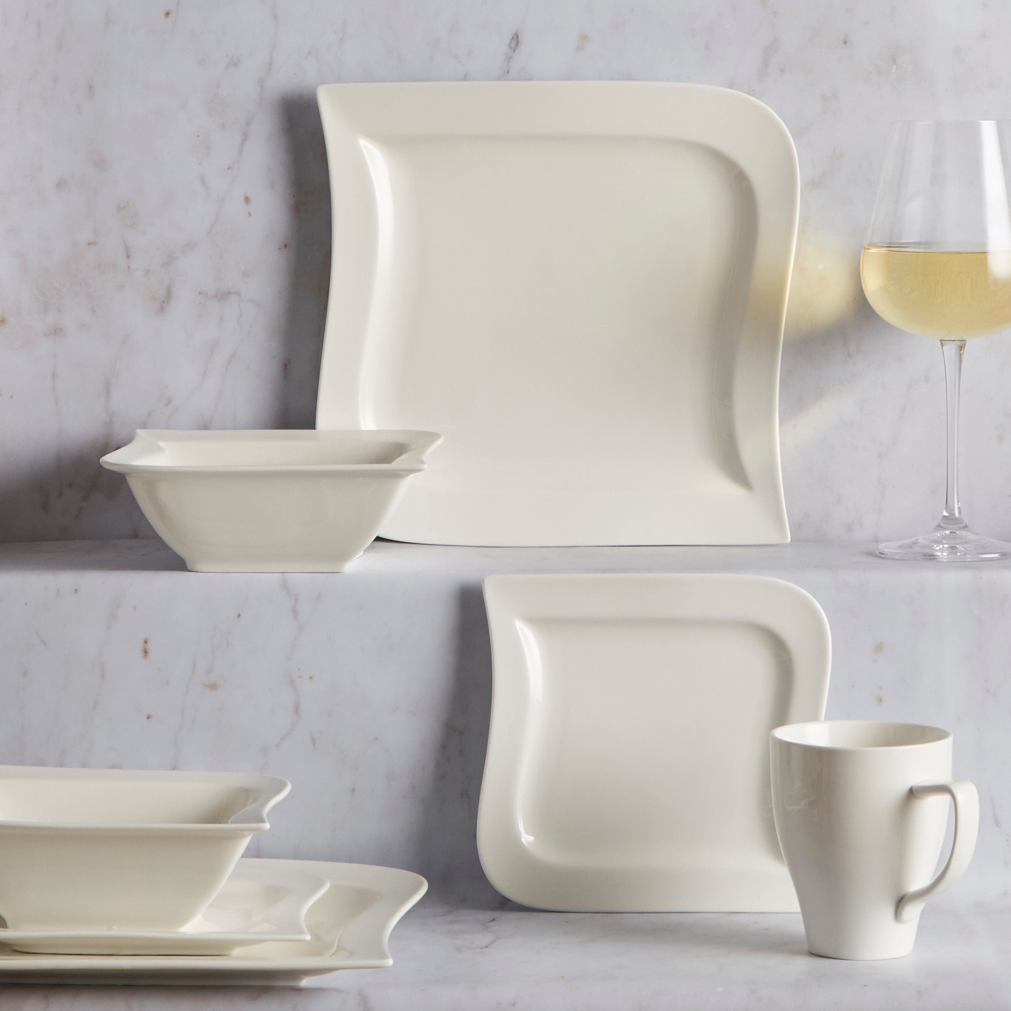 Chelsea 16 Piece Dinner Set White Price Comparisons | Compare The Build