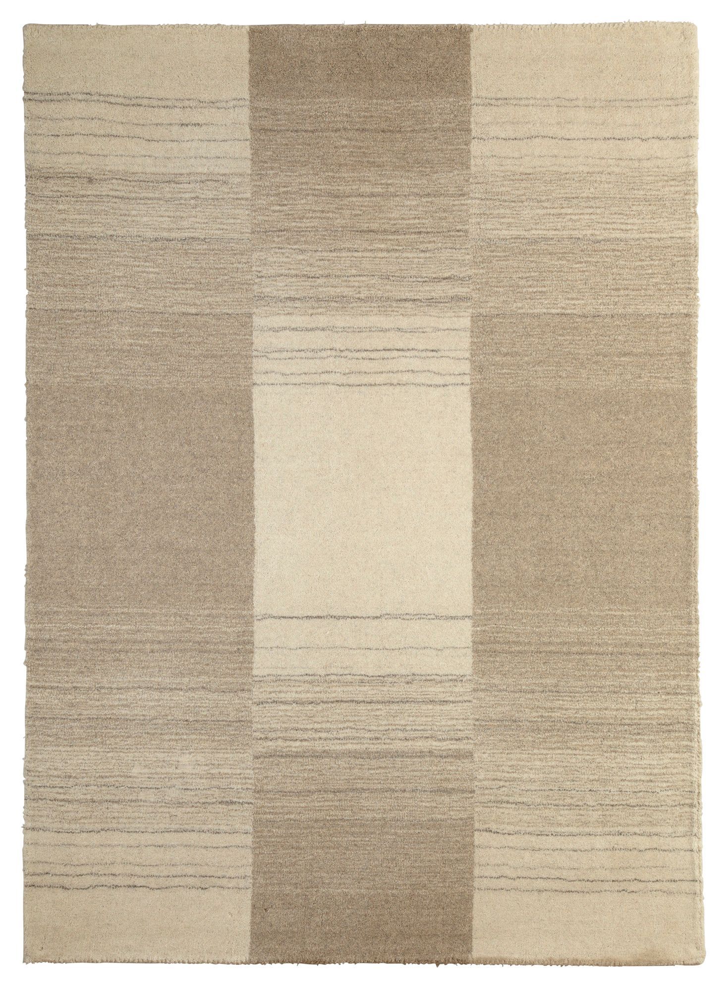 Colours Farrah Striped Cream & Grey Rug 230Cmx160Cm | Compare The Build