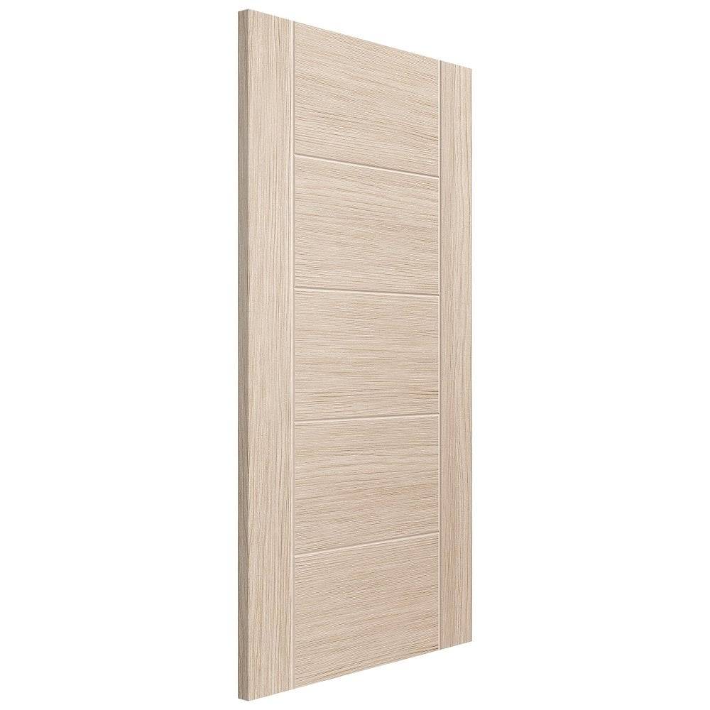 JB Kind Internal Ivory Laminate Wood Effect Tigris Ivory Fully Finished 5P Door 1981mm x 762mm x 35mm (78" x 30") Price Comparisons | Compare The Build