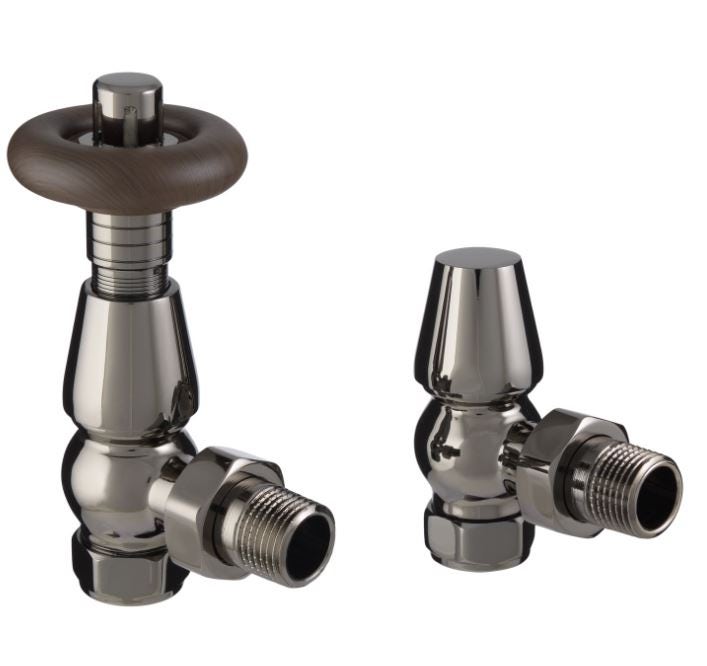 Radvalves UK Thermostatic Valves, Chelsea, Black Nickel Angled Price Comparisons | Compare The Build