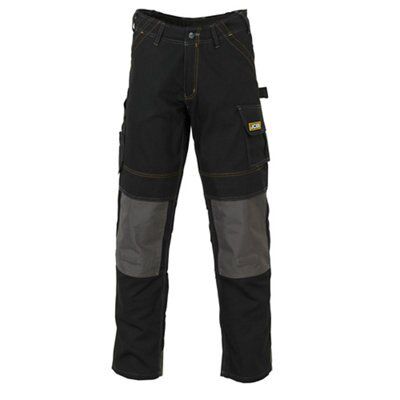 Jcb Cheadle Pro Black Trousers, W44" L32" Price Comparisons | Compare The Build