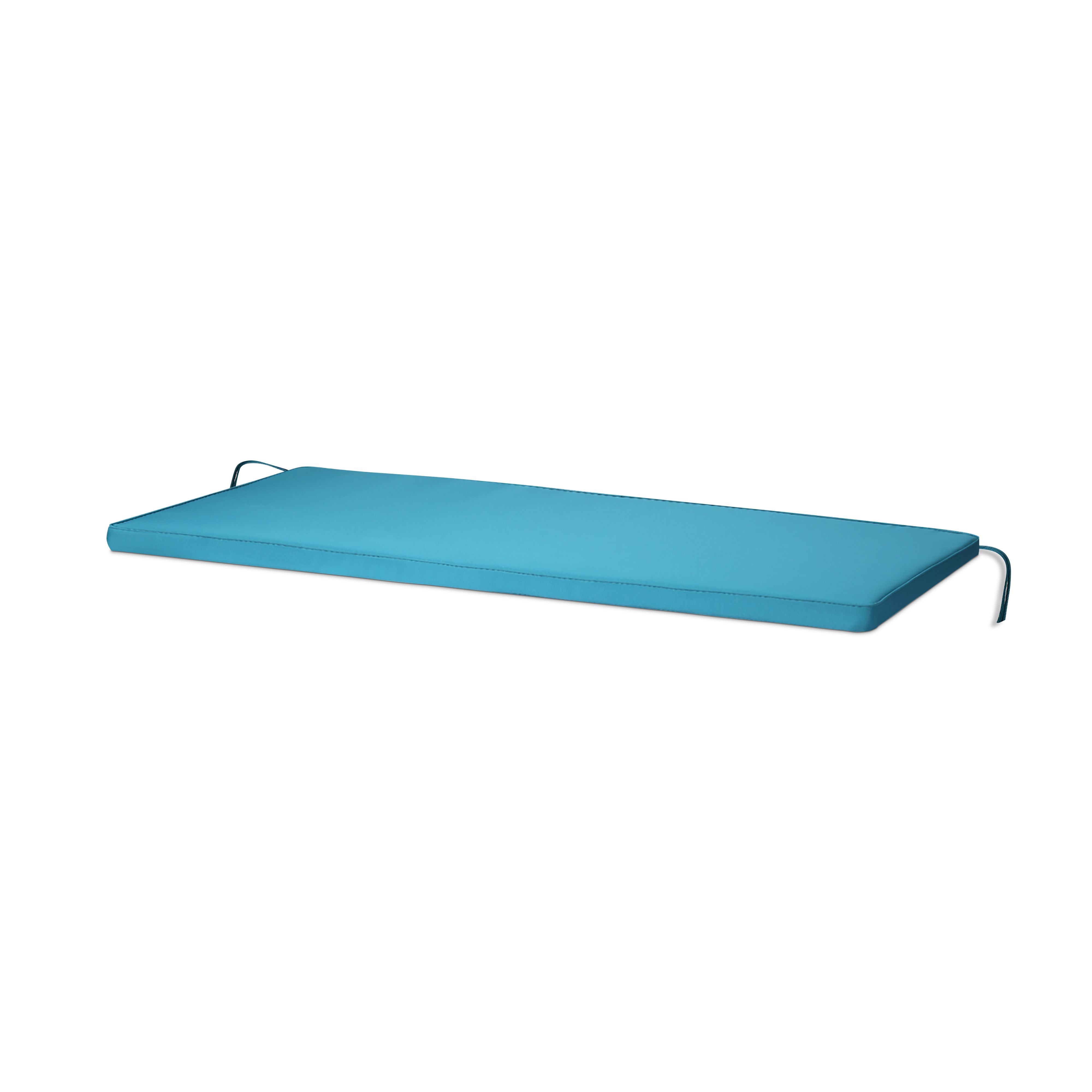 Blooma Tiga Biscay Blue Plain Bench Cushion Price Comparisons | Compare The Build